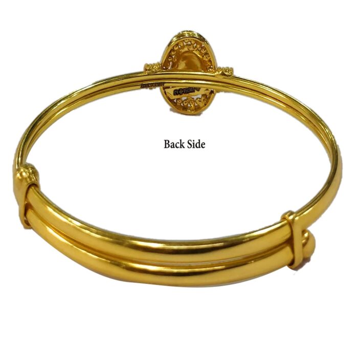 B.K Gold Brahma Kumaris Rakhi / Bracelet-BKGRA02 - Image 2