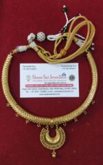 Beautiful Gold Rajasthani Pipe Necklace -SSJGRA003 - Image 4