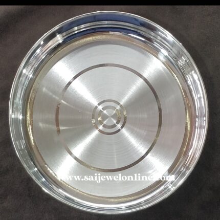 All Size Silver Thali - BKSBB05