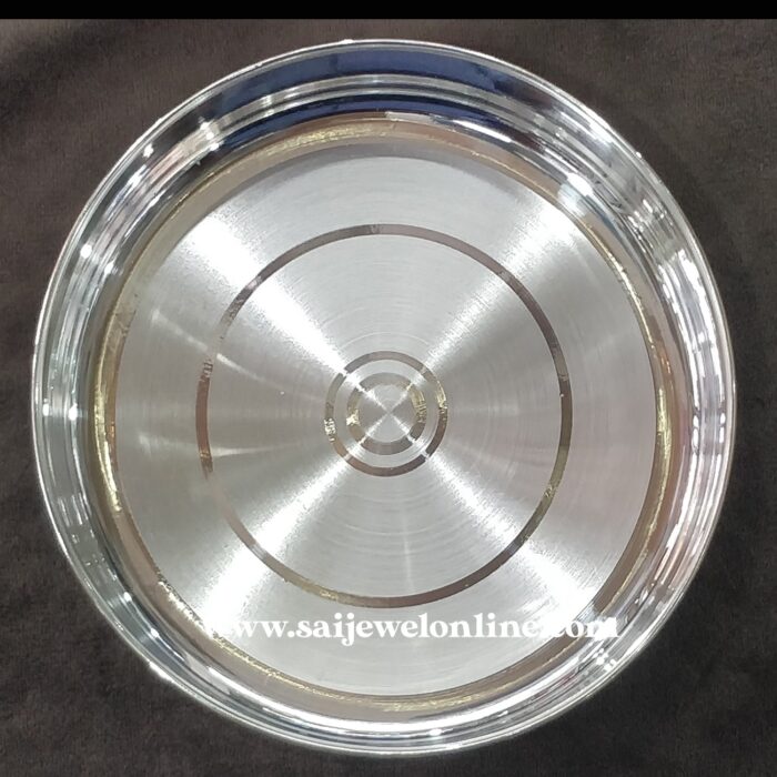 All Size Silver Thali  - BKSBB05 - Image 1