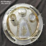 Silver Puja Thali  - BKSBB07