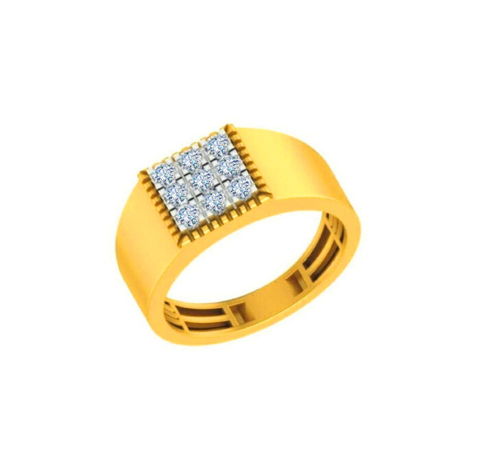Men's Diamond Ring-RMDG6 - Image 2