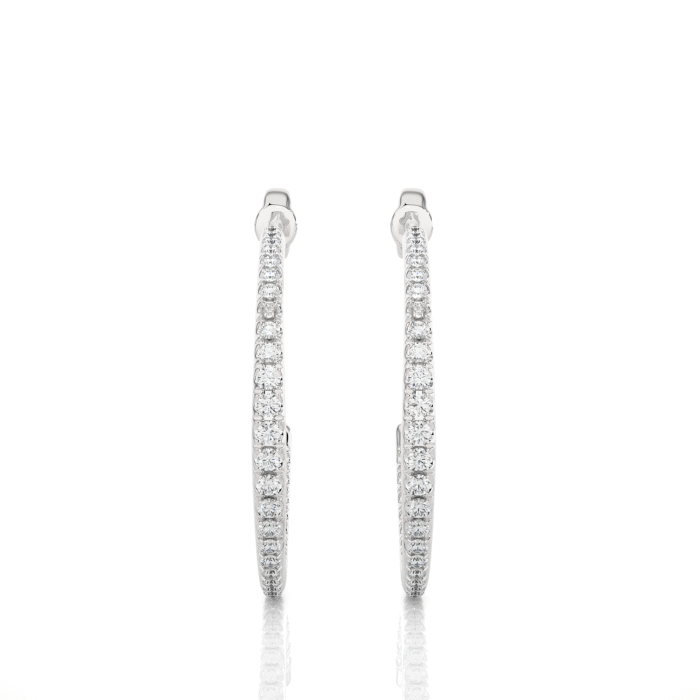 Diamond Bali Earrings-DH_RD_113 - Image 12