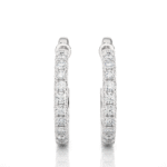 Diamond Bali Earrings-DH_RD_114 - Image 11