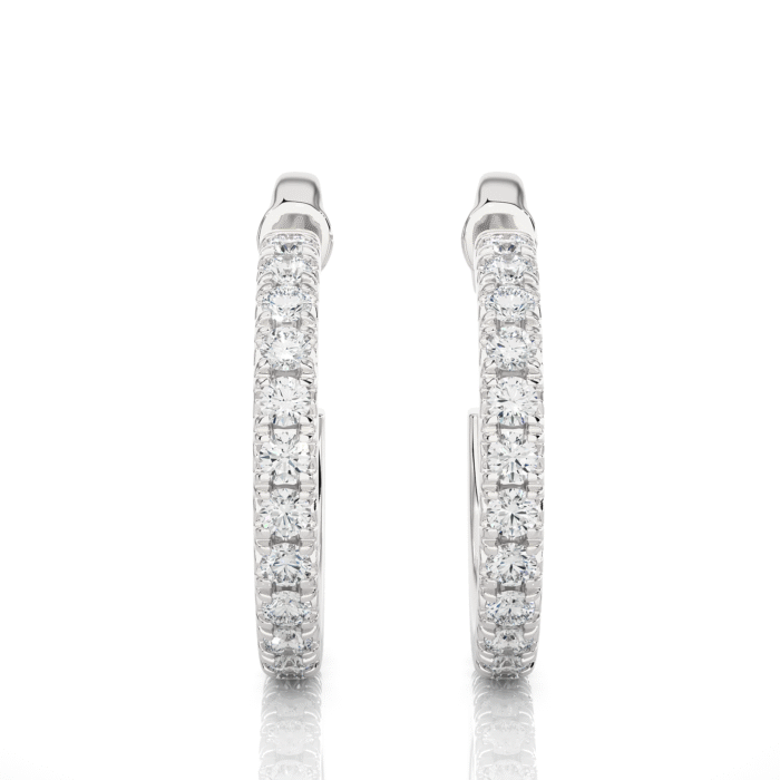 Diamond Bali Earrings-DH_RD_114 - Image 11