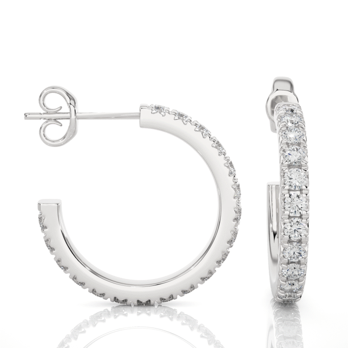 Diamond Bali Earrings-DH_RD_114 - Image 12