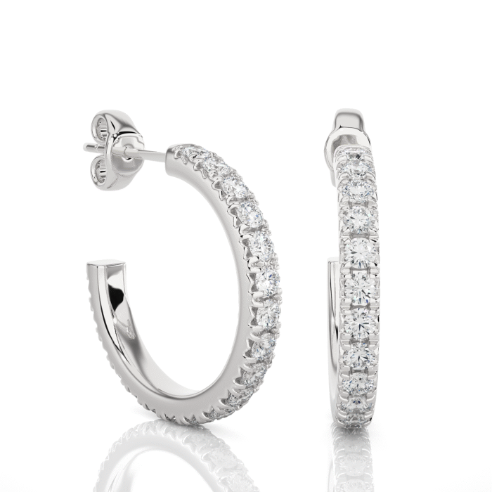 Diamond Bali Earrings-DH_RD_114 - Image 13