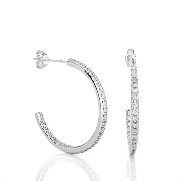 Diamond Bali Earrings-DH_RD_113 - Image 13