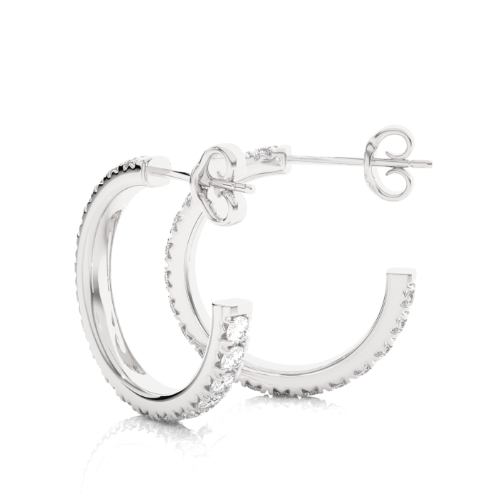 Diamond Bali Earrings-DH_RD_114 - Image 14