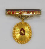 22k Hallmarked Gold Om Shanti Badge – Spiritual BK Jewellery (4.680 gm)- BKGB4 - Image 4