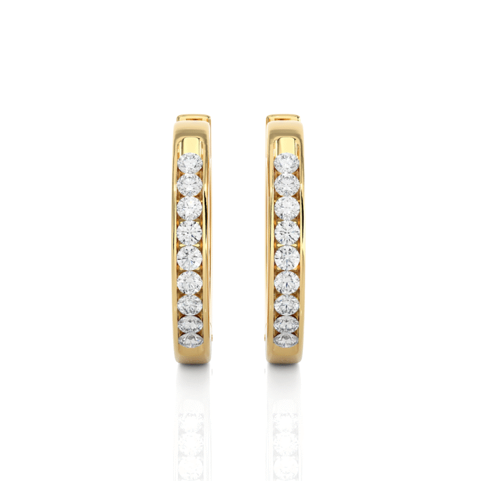 Diamond Bali Earrings-DH_RD_100 - Image 2