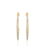 Diamond Bali Earrings-DH_RD_113 - Image 2