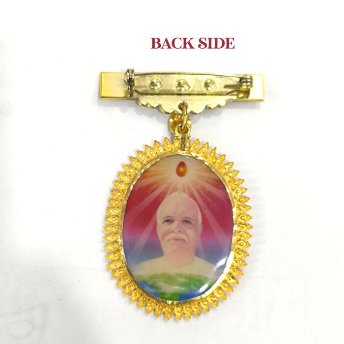 Brahma Kumaris 22K Gold Badge with Brahma Baba Photo on Both Sides – 4.560gm-BKGB3 - Image 4