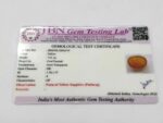 7.01 ct / 7.78 Ratti Pukhraj  | Yellow Sapphire with Certificate Oval Cut - Image 4