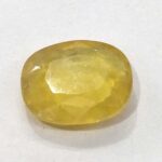 3.77 ct / 4.18 Ratti Pukhraj  | Yellow Sapphire with Certificate Oval Cut