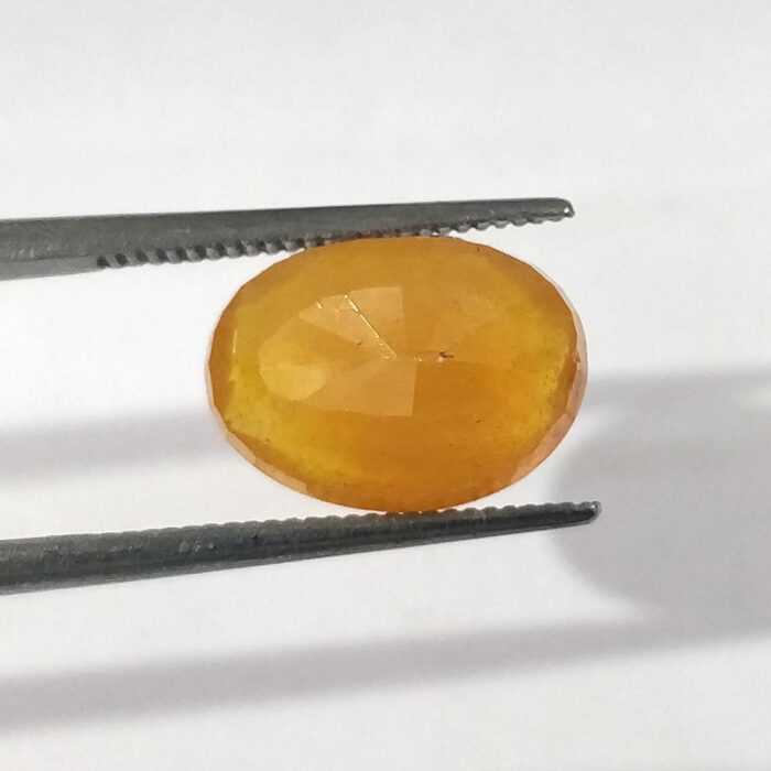 6.00 ct / 6.66 Ratti Pukhraj  | Yellow Sapphire with Certificate - Image 2