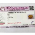 4.03 ct / 4.47 Ratti Pukhraj  | Yellow Sapphire with Certificate Oval Cut - Image 3
