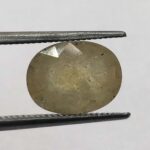 3.83 ct / 4.30 Ratti Pukhraj  | Yellow Sapphire with Certificate Oval Cut