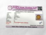 3.78 ct / 4.25 Ratti Pukhraj  | Yellow Sapphire with Certificate Oval Cut - Image 5