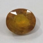 6.35 ct / 7.05 Ratti Pukhraj  | Yellow Sapphire with Certificate  Oval Cut