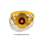 Brahma Kumaris 22k Hallmarked Gold Ring- 2.990gm | Spiritual Soul Star Ring-BKGR19 - Image 3