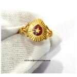 Brahma Kumaris 22k Hallmarked Gold Ring- 2.990gm | Spiritual Soul Star Ring-BKGR19 - Image 2