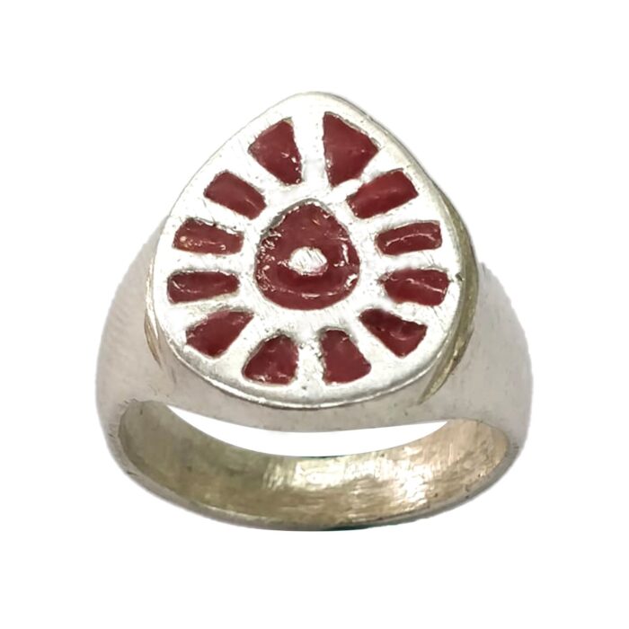 B.K Ring in Silver-BKSR05 - Image 1