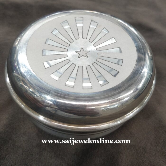 box2 999 Purity Silver Baba Bhog Box - Image 1