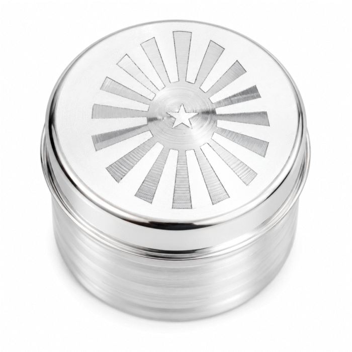 box2 925 Hallmarked Silver Bhog Box