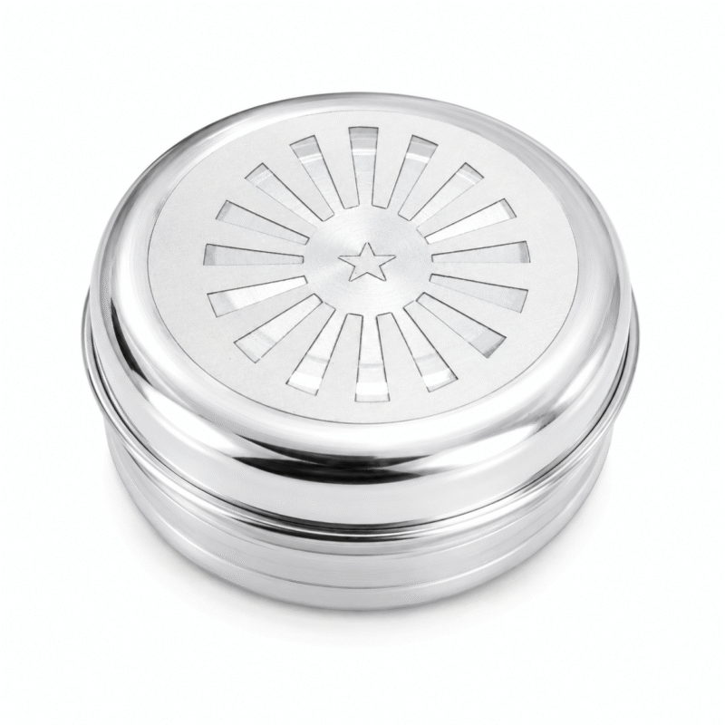 925 Purity Silver Baba Bhog Box