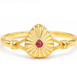 22k Hallmarked Gold Brahma Kumaris Ring – Om Shanti Design | Sai Jewellers -BKGR2