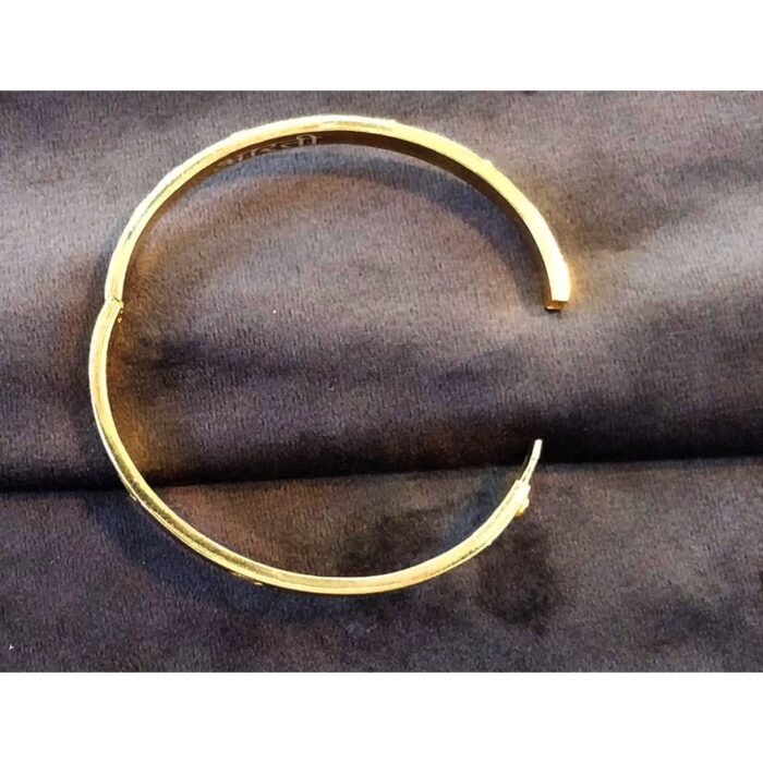 18k Gold Cartier Kada Design – 18gm | Luxury Gold Kada for Men & Women-SSJGB01 - Image 5