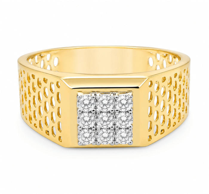 db14 Men's Diamond Ring-RMDG5 - Image 1