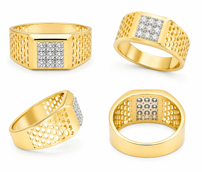 Men's Diamond Ring-RMDG5 - Image 4