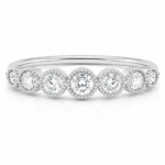 Cover Elven Diamond Engagement Ring - S18 - Image 4