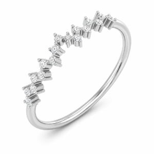 Fancy Seventeen Stone Diamond Ring-S5 - Image 5