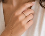 nine-line Diamond Engagement Ring - S29 - Image 2