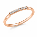 nine-line Diamond Engagement Ring - S29 - Image 6