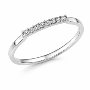 nine-line Diamond Engagement Ring - S29 - Image 5