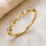18K Hallmarked Gold Ring – Six Bezel‑Set IGI Certified Diamonds (0.28 ct, 1.810 gm, VS Clarity, H‑I Colour) | Sai Jewellers- S20 - Image 5