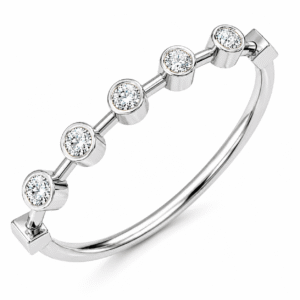 18K Hallmarked Gold Ring – Six Bezel‑Set IGI Certified Diamonds (0.28 ct, 1.810 gm, VS Clarity, H‑I Colour) | Sai Jewellers- S20 - Image 6