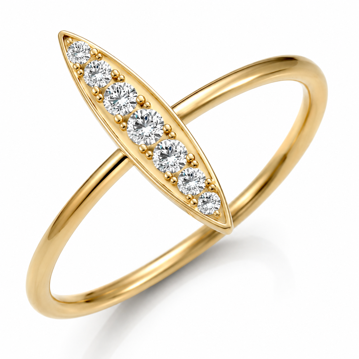 Seven-in Diamond Engagement Ring - S25