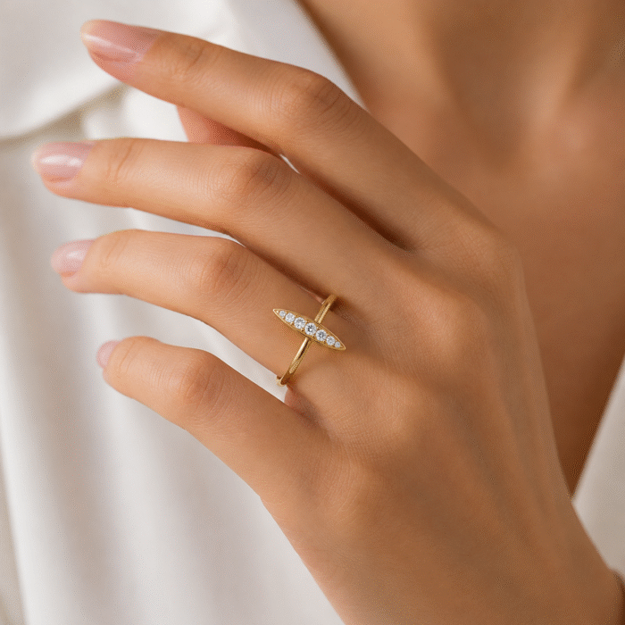 Seven-in Diamond Engagement Ring - S25 - Image 2