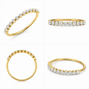 Wedding Bands Seventeen Diamond Ring-S10 - Image 3