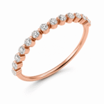 Wedding Bands Seventeen Diamond Ring-S10 - Image 4