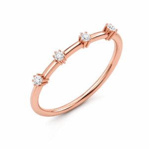 Wedding Bands Seventeen Diamond Ring-S14 - Image 4