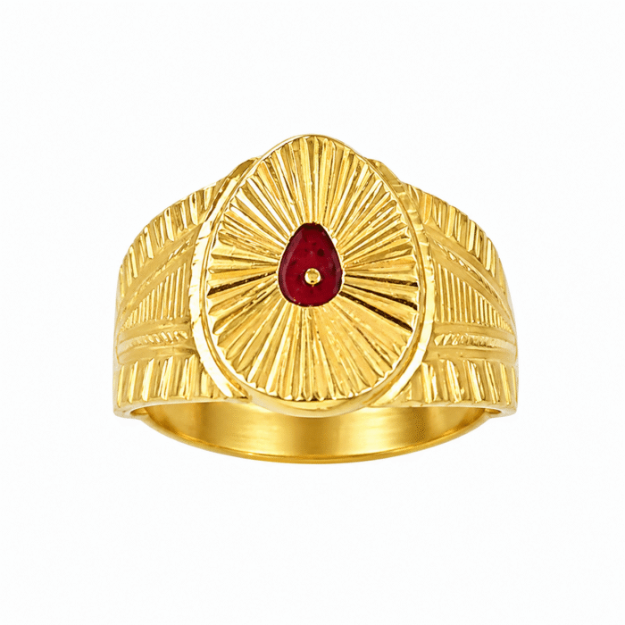 Brahma Kumaris 22k Hallmarked Gold Ring