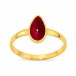 Brahma Kumaris Light Weight Gold Ring