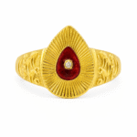 Divine Symbol Brahma Kumaris Ring with Diamond