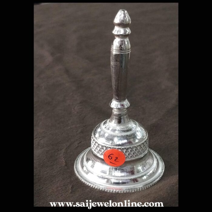 g2 Silver Temple Bell / Ghanti Diwali Collection - Image 1
